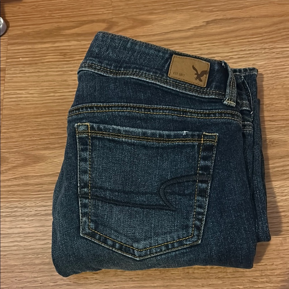 American Eagle Outfitters Dark Blue Boot Cut Jeans